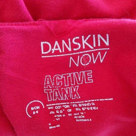 Danskin Now Active Tank with Built-in-bra Size S Red - Picture 5 of 7